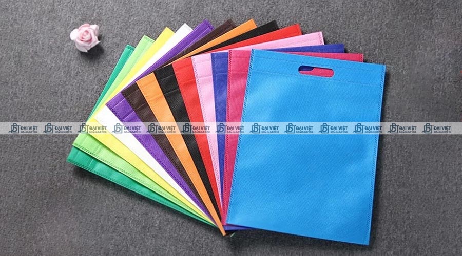 Màu sắc phong phú của túi vải không dệt ép nhiệt 