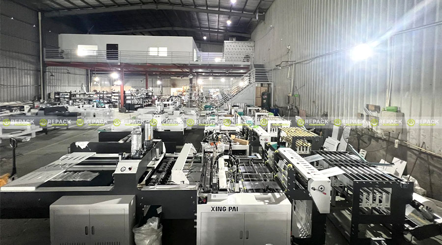Xưởng sản xuất túi vải Repack dây chuyền máy móc hiện đại Xưởng sản xuất túi vải Repack dây chuyền máy móc hiện đại