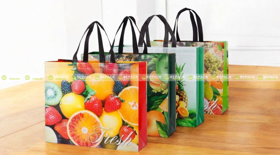 Một số màu sắc nổi bật của túi vải không dệt cán màng Một số màu sắc nổi bật của túi vải không dệt cán màng
