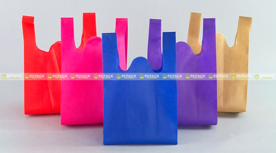 Túi không dệt T-shirt thiết kế đơn giản, có thể đựng nhiều loại vật dụng Túi không dệt T-shirt thiết kế đơn giản, có thể đựng nhiều loại vật dụng