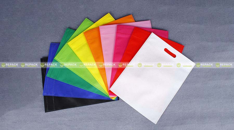 Túi vải không dệt đục lỗ xoài thiết kế quai cầm tiện lợi Túi vải không dệt đục lỗ xoài thiết kế quai cầm tiện lợi