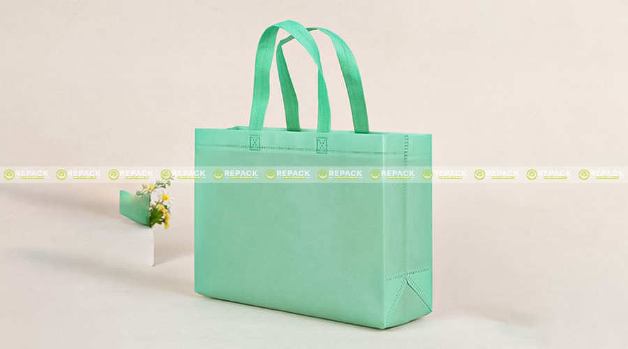 Túi vải không dệt hình hộp kiểu dáng đơn giản Túi vải không dệt hình hộp kiểu dáng đơn giản