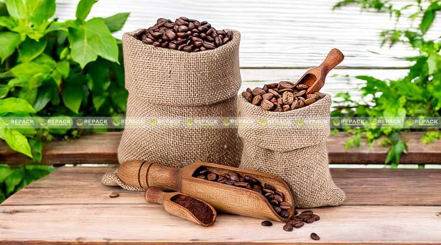 Bao tải đay đựng cà phê kích thước lớn thích hợp khi di chuyển Bao tải đay đựng cà phê kích thước lớn thích hợp khi di chuyển