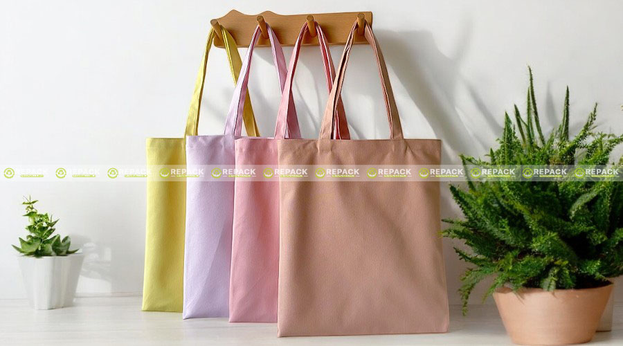 Các màu sắc đa dạng, nổi bật của túi vải canvas dạng dẹp Các màu sắc đa dạng, nổi bật của túi vải canvas dạng dẹp