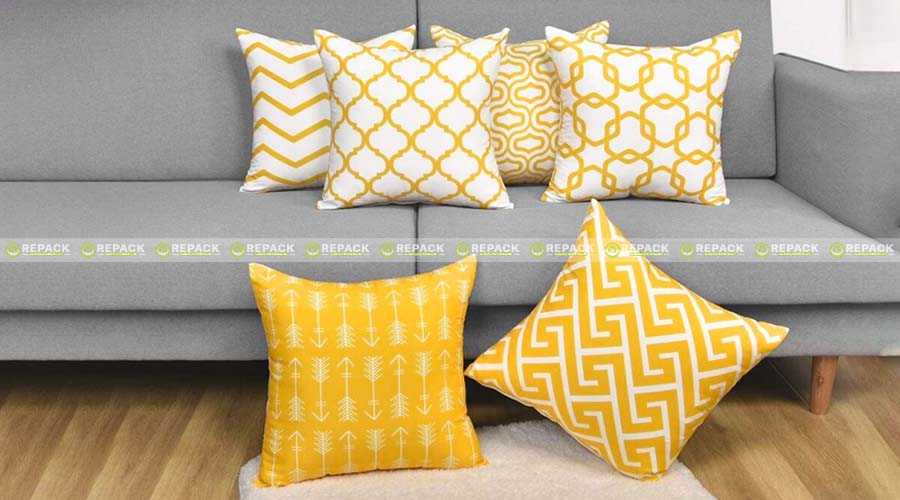 Gối vải canvas được sản xuất tại xưởng may Repack Gối vải canvas được sản xuất tại xưởng may Repack