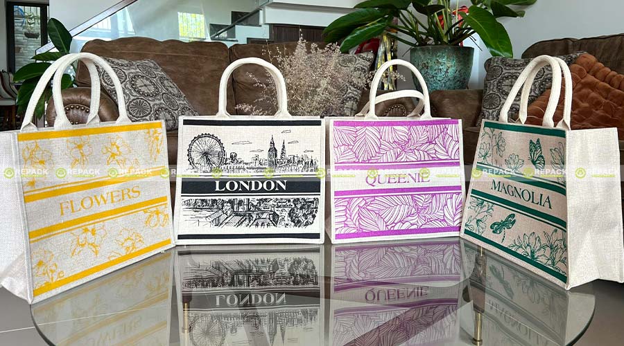 Kích thước thông dụng của túi vải đay linen