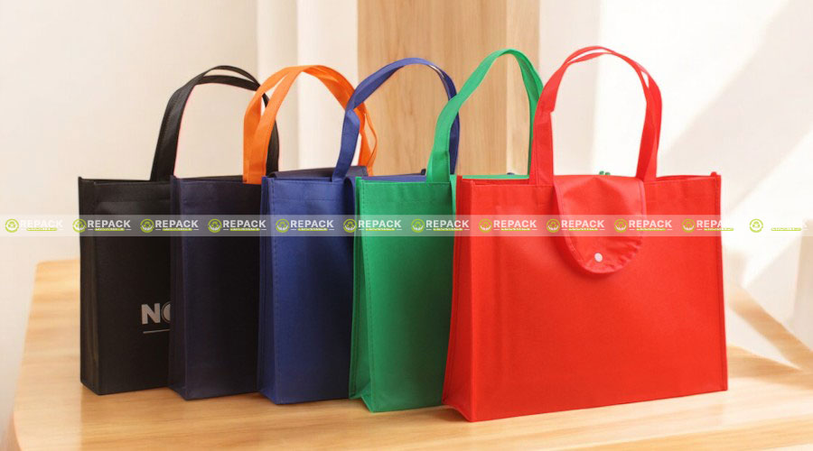 Kích thước túi vải không dệt gấp gọn thông dụng Kích thước túi vải không dệt gấp gọn thông dụng