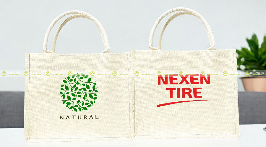 Màu sắc tự nhiên của túi vải đay linen
