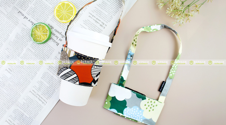 Quai vải canvas đựng ly tinh tế, bảo vệ ly tốt Quai vải canvas đựng ly tinh tế, bảo vệ ly tốt