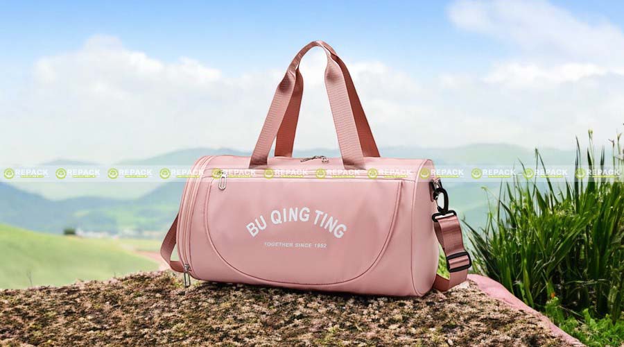 Túi trống vải dù thiết kế nhiều ngăn, quai đeo chắc chắn