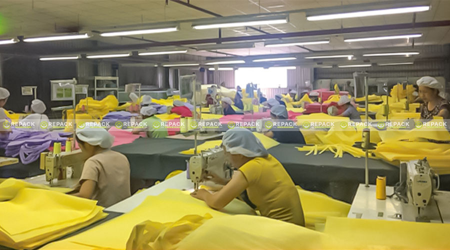 Xưởng may túi vải Repack quy mô rộng lớn, máy móc tiên tiến Xưởng may túi vải Repack quy mô rộng lớn, máy móc tiên tiến