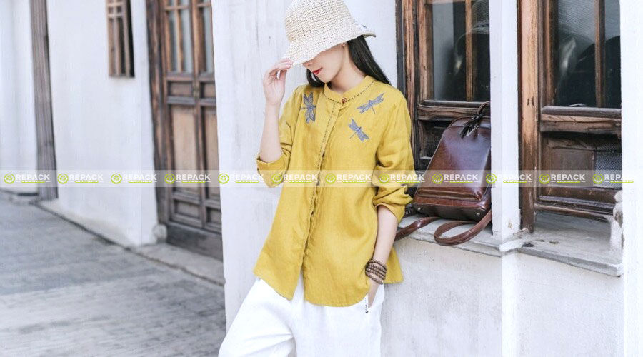 Vải linen được ứng dụng sản xuất áo Vải linen được ứng dụng sản xuất áo