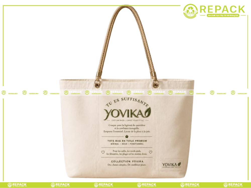 túi vải đay yovika