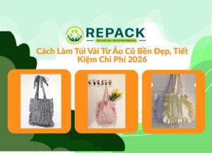 túi vải từ áo cũ