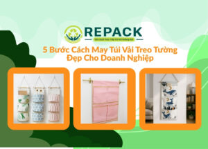 cách may túi vải treo tường