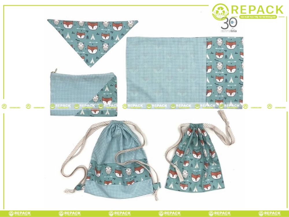 hướng dẫn may túi vải rút handmade