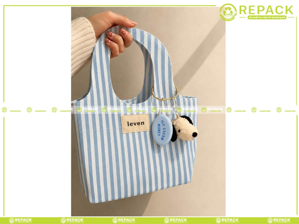 túi handmade bằng vải canvas