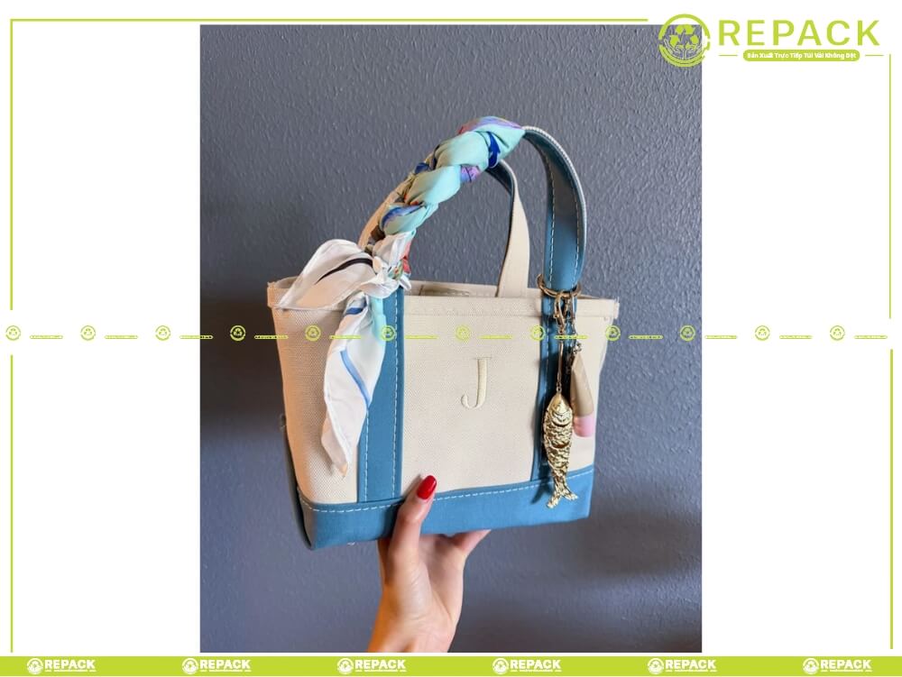 túi handmade bằng vải bố