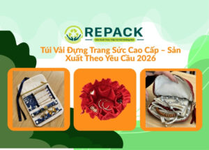 túi vải đựng trang sức