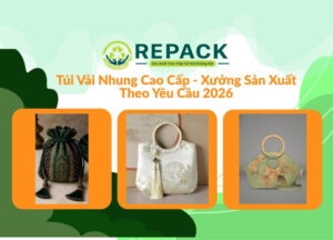 túi vải nhung