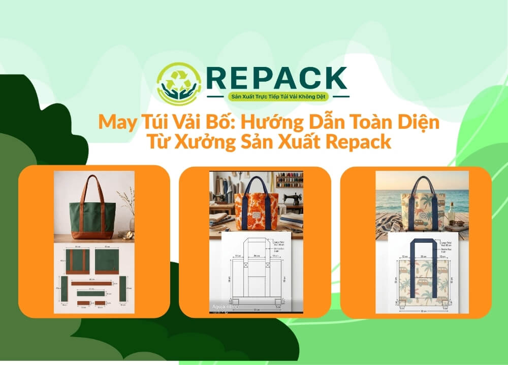May Túi Vải Bố: Hướng Dẫn Toàn Diện Từ Xưởng Sản Xuất Repack