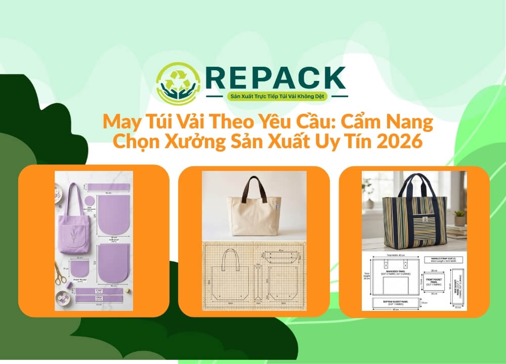 May Túi Vải Theo Yêu Cầu: Cẩm Nang Chọn Xưởng Sản Xuất Uy Tín 2026