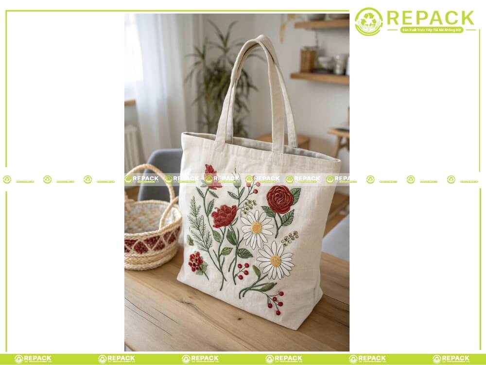 túi tote vải theo yêu cầu