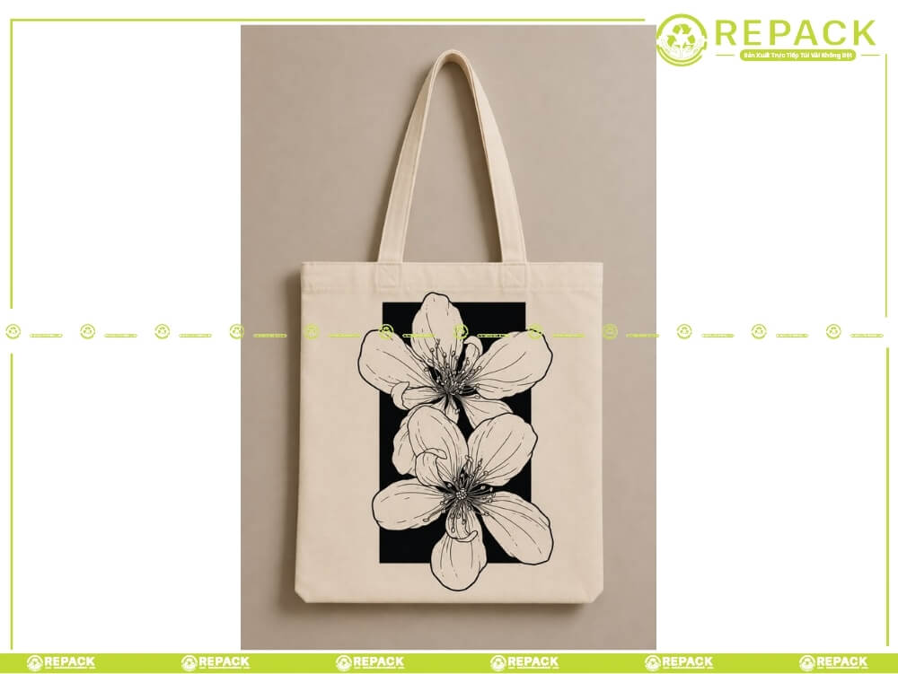túi tote vải canvas theo yêu cầu