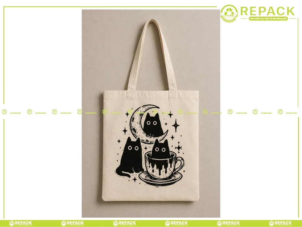 túi tote vải canvas thời trang