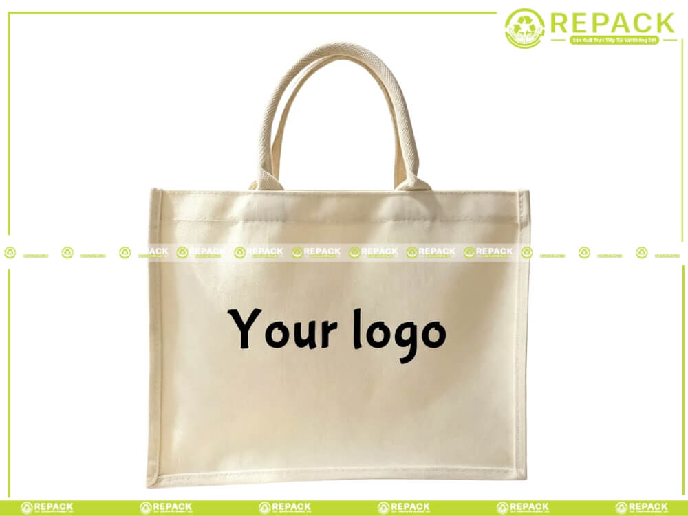 Túi canvas in logo theo yêu cầu
