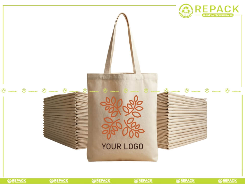 Túi vải canvas in logo doanh nghiệp