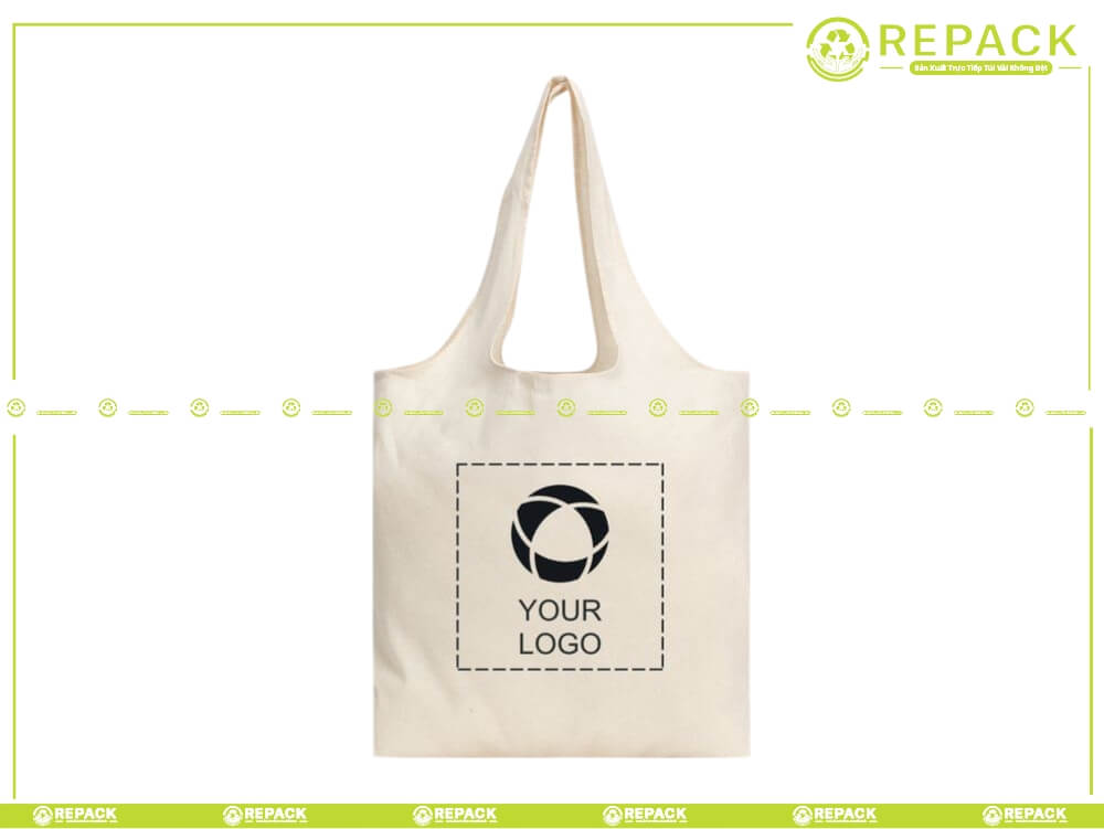 Túi vải canvas in logo thương hiệu