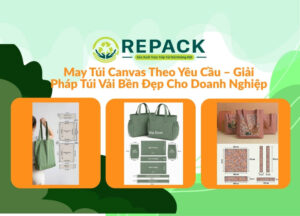 may túi canvas