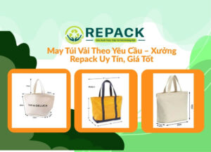 may túi vải theo yêu cầu