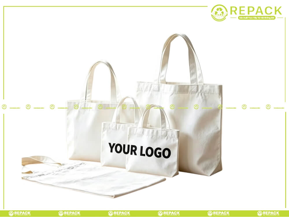 Túi vải in logo giá rẻ