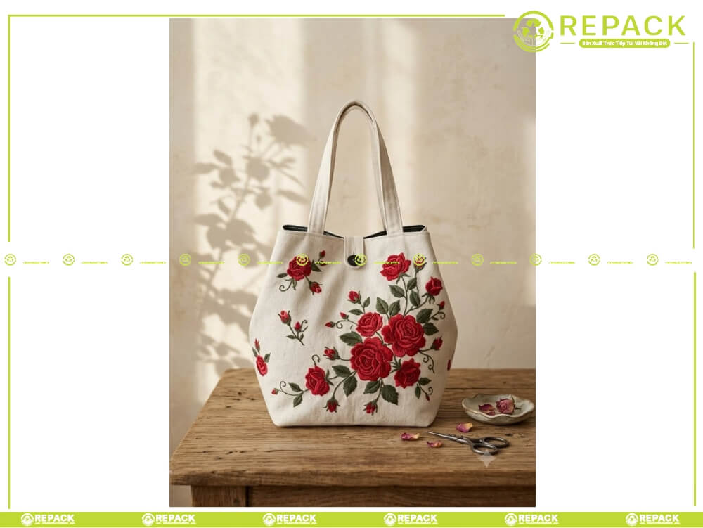 Túi vải linen theo yêu cầu