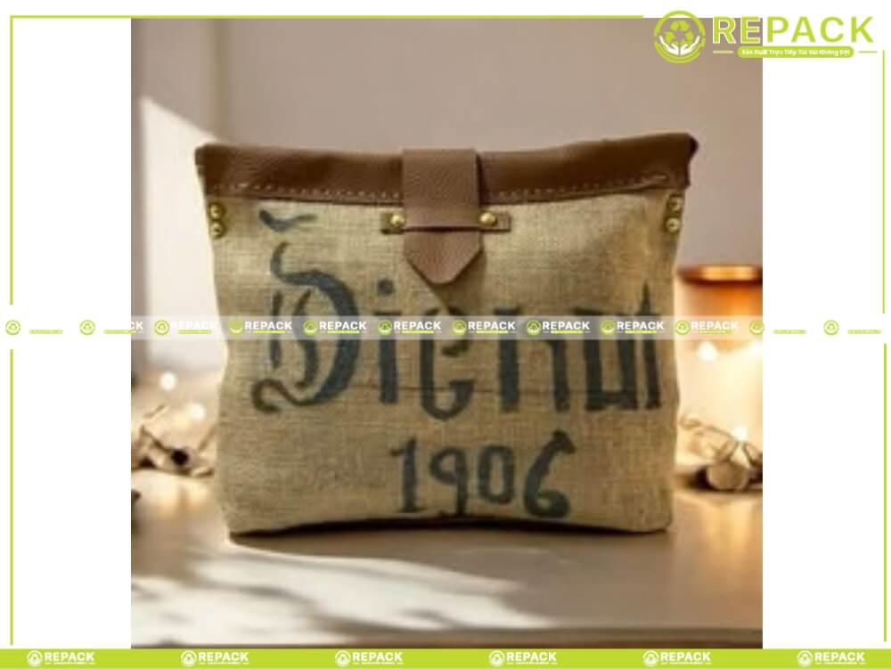 túi vải lanh tự nhiên