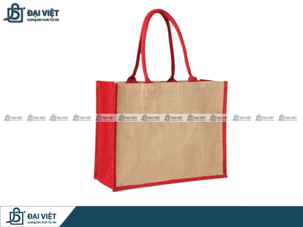 Túi vải sợi đay dây rút