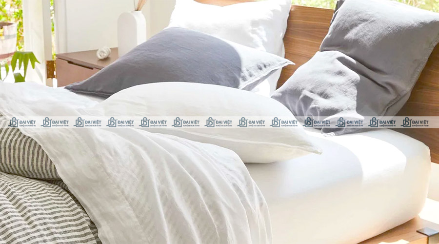 Các vật trang trí nội thất được sản xuất từ vải linen