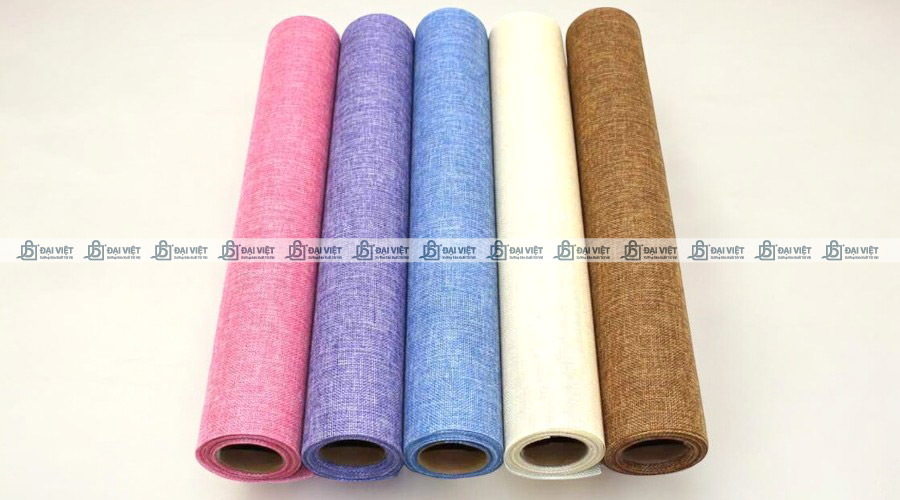 Chất linen được đóng gói thành từng cuộn phù hợp
