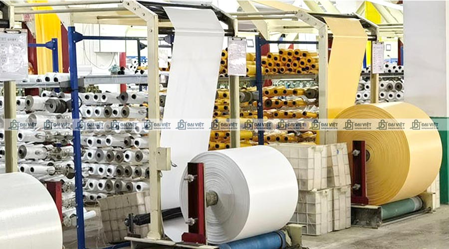 Công nghệ sản xuất vải PP dệt tiên tiến tại xưởng Đại Việt