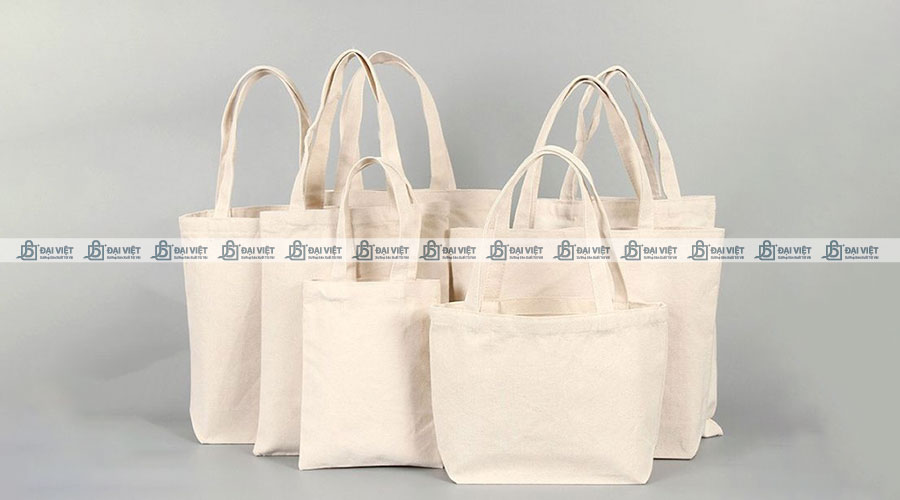 Kích thước túi vải canvas dạng hộp đa dạng
