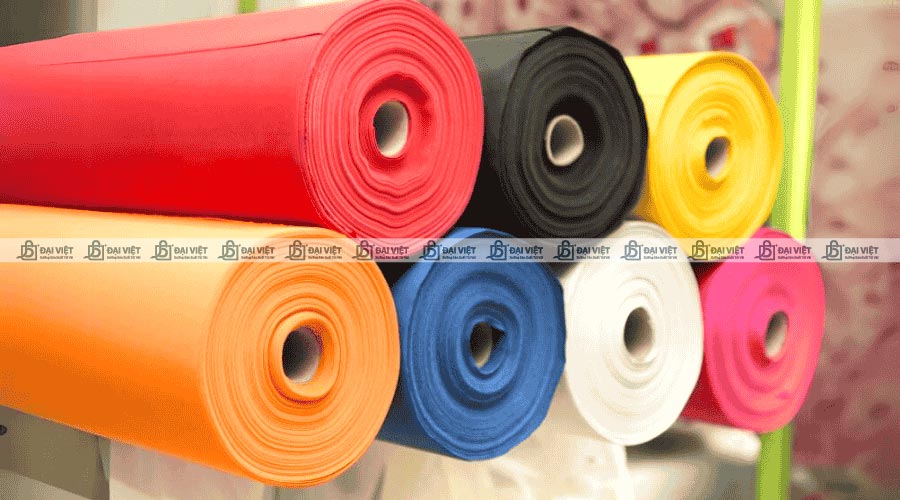Kích thước và màu sắc vải không dệt phổ biến hiện nay