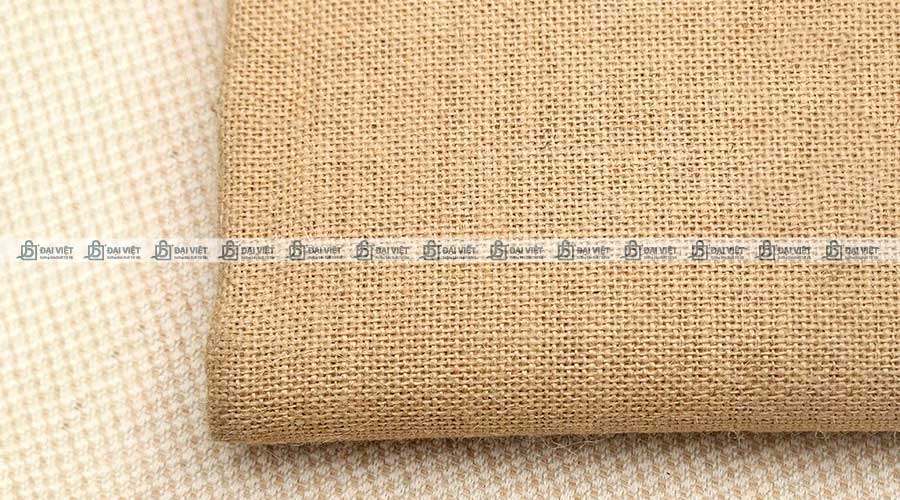Màu sắc nâu tự nhiên của vải sợi đay