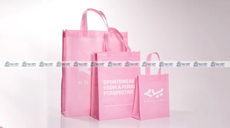 Mẫu túi vải không dệt được in bằng kỹ thuật in Flexo