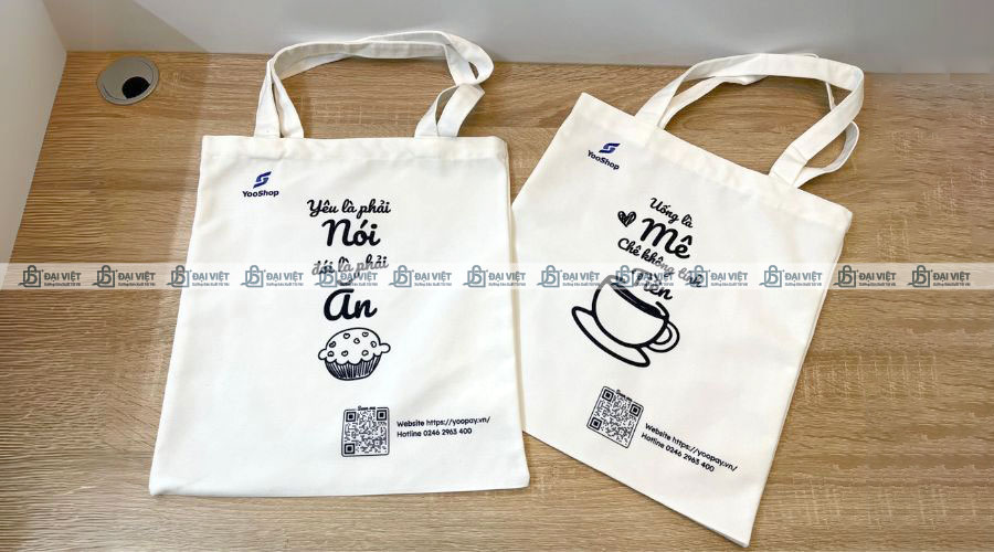 Mẫu túi xách canvas thời trang đẹp mắt tại Đại Việt