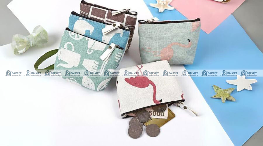 Một số kích thước phổ biến của ví vải canvas
