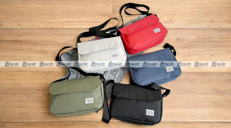 Túi đeo chéo vải dù đa dạng màu sắc chọn lựa