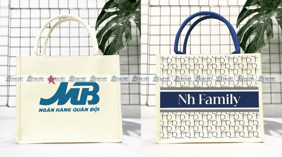 Túi vải đay linen chất liệu mềm mại, thân thiện môi trường
