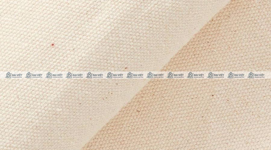Vải canvas với thành phần cotton tự nhiên 100%